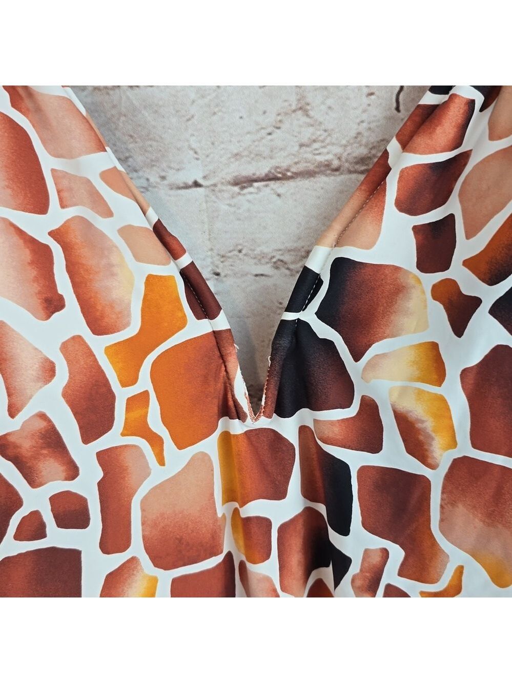 mynah giraffe bathing suit nwt xxl medium coverage removable cups - Picture 2 of 6